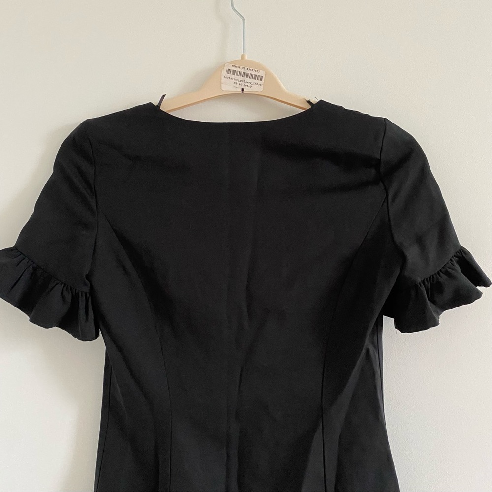 Zara black button up dress - size XS - Picture 3 of 5